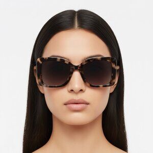 NEW WILD ROYALE Oversized Iconic Glam Trendy Designer Style Sunglasses Tortoise
